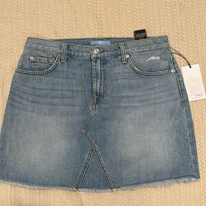 7 For All Mankind Denim Skirt
